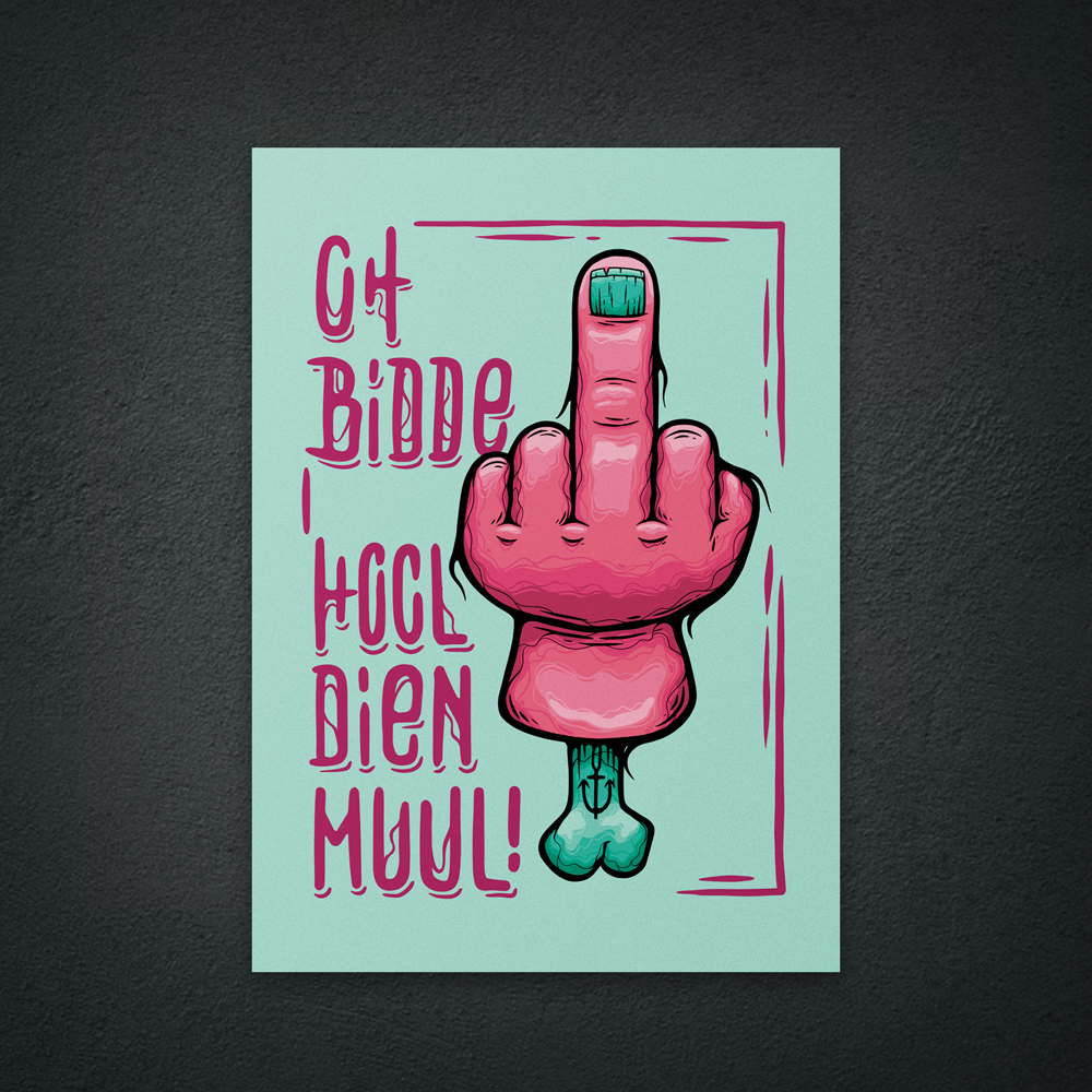 Postkarte FCK op Platt