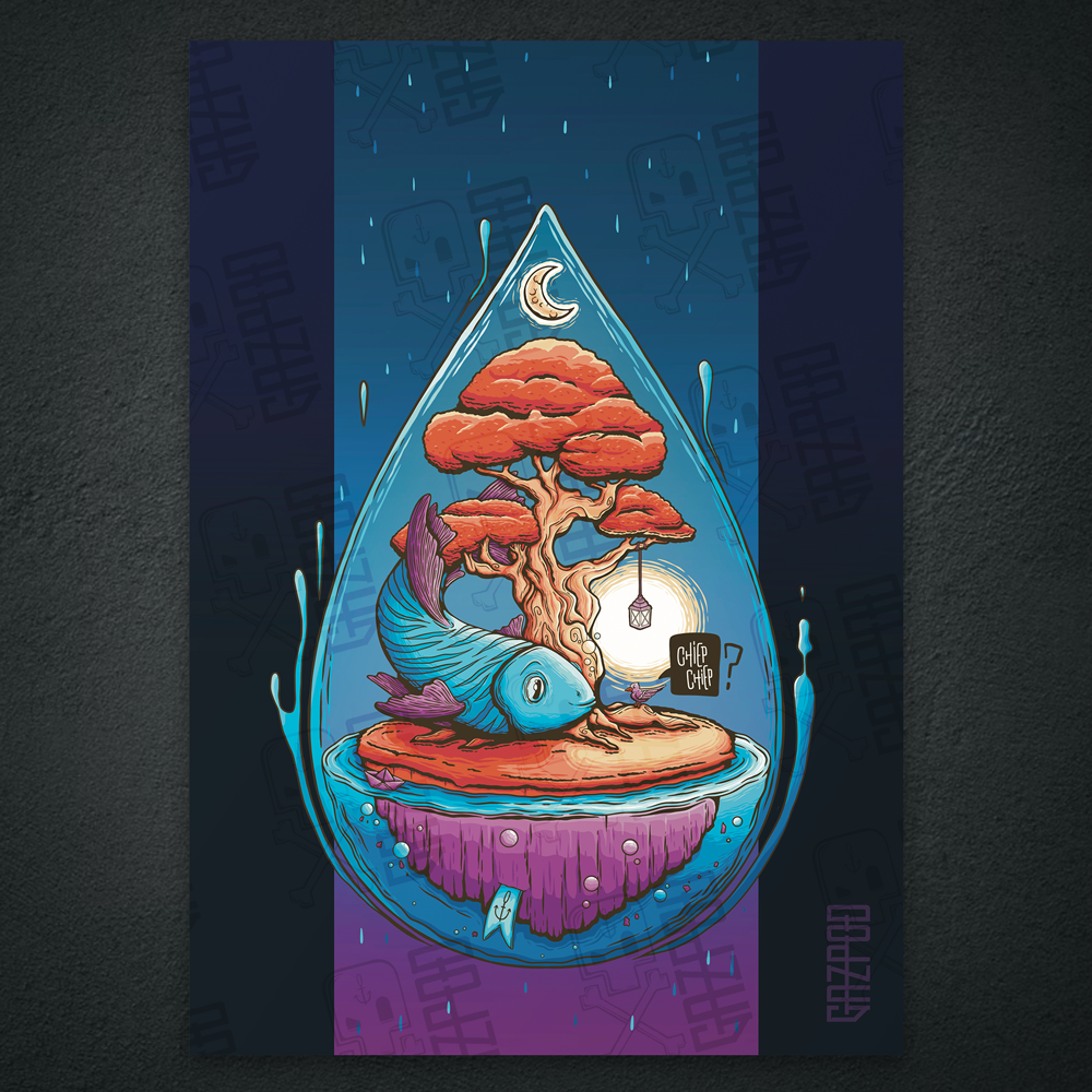 Raindropworlds - The Fish and the Bird