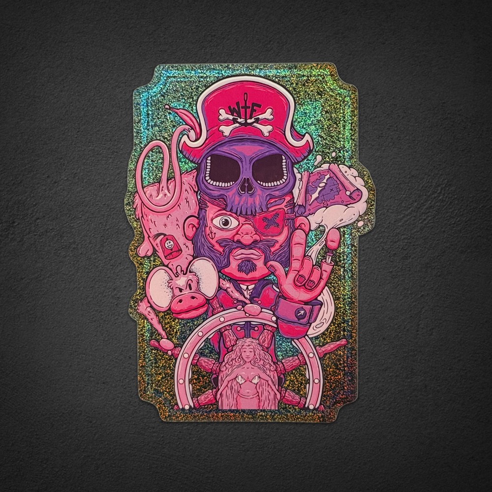 Sticker - WTF Crew Captain