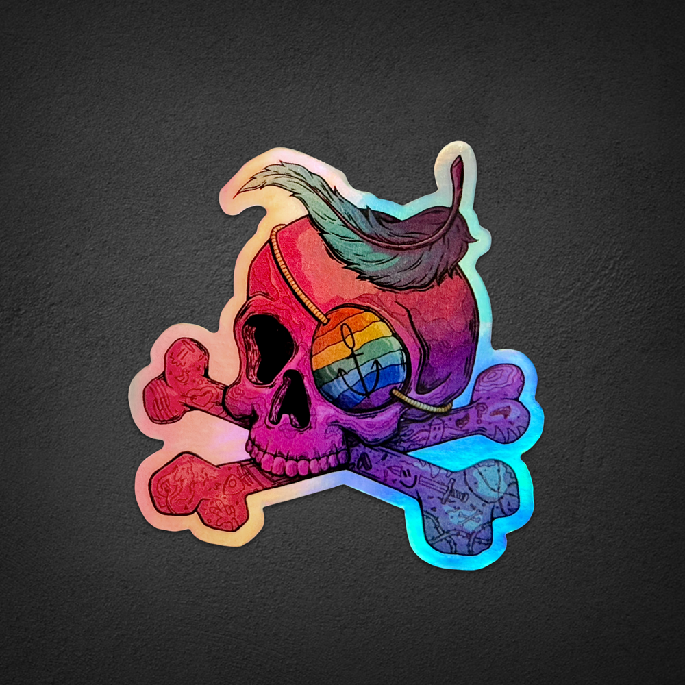 Sticker - Pink Skull